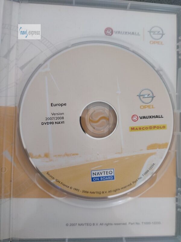 Navigation DVD OPEL DVD90 Navi Europa 2007/2008 – Bild 3