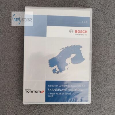 Navigation CD Blaupunkt TravelPilot E (EX) Skandinavien + Major Roads of Europe 2018