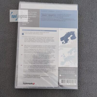 Navigation CD Blaupunkt TravelPilot E (EX) Skandinavien + Major Roads of Europe 2019