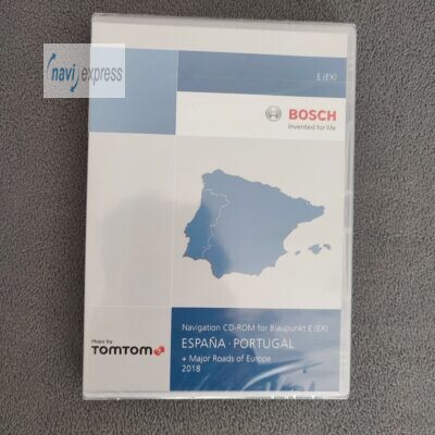 Navigation CD Blaupunkt TravelPilot E (EX) Spanien Portugal + Major Roads of Europe 2018