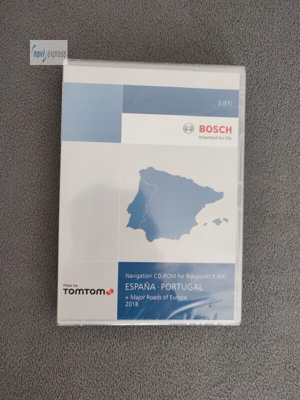 Navigation CD Blaupunkt TravelPilot E (EX) Spanien Portugal + Major Roads of Europe 2018