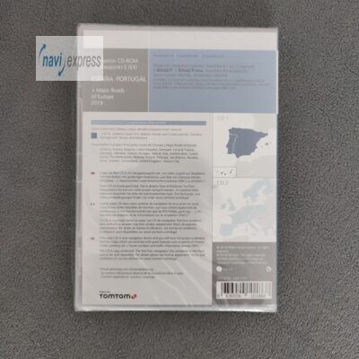 Navigation CD Blaupunkt TravelPilot E (EX) Spanien Portugal + Major Roads of Europe 2019