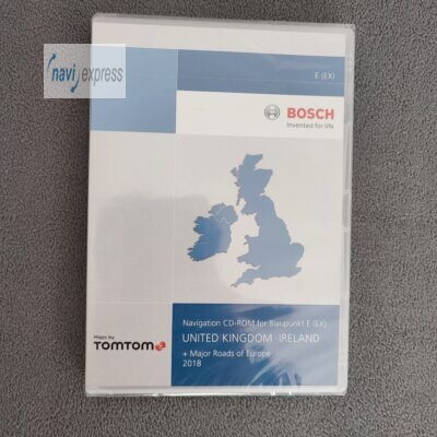 Navigation CD Blaupunkt TravelPilot E (EX) United Kingdom Ireland + Major Roads of Europe 2018