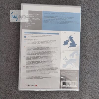 Navigation CD Blaupunkt TravelPilot E (EX) United Kingdom Ireland + Major Roads of Europe 2018