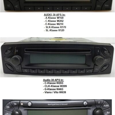 Mercedes-Benz Navigations-CD AUDIO 30 APS Skandinavien 2008/2009 Version 10.1