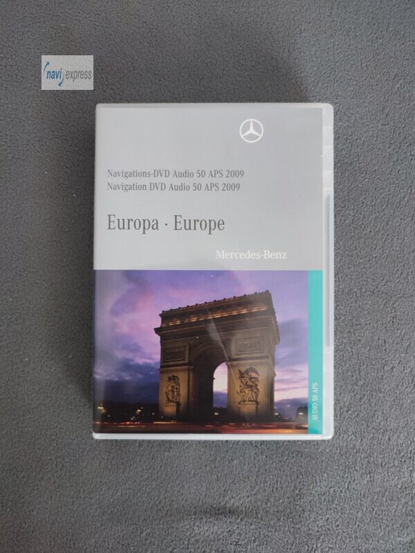 Mercedes-Benz Navigation DVD Set AUDIO 50 APS NTG2.5 EUROPA 2009 A1718273459 Version 3.0