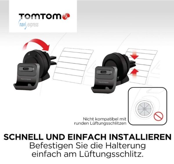 TomTom Lüftungsschlitzhalterung Air Vent Mount für GO 520 5200 620 6200 9UUB.001.41 – Bild 5